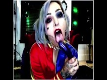 Webcam cosplay de Harley Quinn