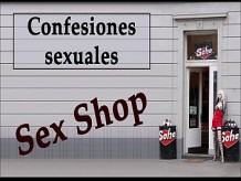 Camarera y dueño de un Sex shop. AUDIO ESPA??OL. Confesión sexual.
