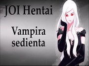 JOI hentai ¿Puedes seguir el ritmo de la vampira&quest;