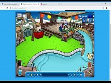 Perra bastarda culea en Club Penguin