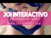 JOI CON ARGENTINA SUPER CALIENTE | MUY INTENSO | INTERACTIVO