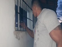 ¡Bombardeado del gimnasio descubrió mi dirección y entró en mi casa! llamar a la policía sobre él. Paty Bumbum - Porno Pitbull