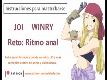 Audio - JOI hentai en español. Winry, instrucciones para masturbarse.