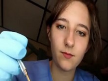 AFTYNROSE ASMR DOCTOR HIGIENISTA DENTAL VIDEO DE JUEGO DE ROLES Subtitulado Español