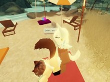 Roblox condo &vert; Femboy es fuertemente preñado por una BBC