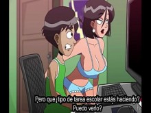 Mi madrastra me pilla mastrubandome sub esp