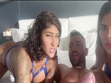 Mi amiga Venus Afrodita y yo con Maximo García follando en un trío