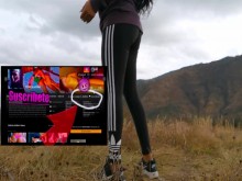 Caminata con mi Amiga en Leggins