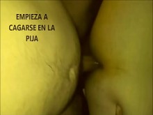 Madura Argentina Lulu viene a chupar pija  y entrega el culo hasta que no puede evitar cagarse en la pija de tan abierto que le quedo