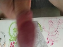 Corrida en bragas de mi mujer 183