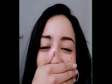 Colombiana dándola toda se ve que la mama delicioso