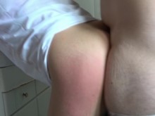 Profesor pilló a dos estudiantes follando en el baño de un colegio público mexicano ~ Sexo amateur real