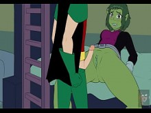 Raven por fin pone mi verga entre sus tetas y la llegada de Terra a casa &vert; 18TITANS &vert; CAPITULO 4 EN ESPAÑOL