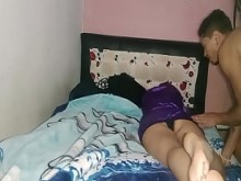 Me follo a mi madrastra de tetas grandes naturales culo grande cuánto mi padrastro la deja sola