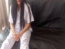 ¡¡¡AUMENTA MI SUELDO Y TE REGALO MI CULO!!! Follando a una enfermera en la sala de espera, ¡¡QUIERE FOLLAR EN CUALQUIER LUGAR!! Vídeo casero