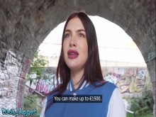 Public Agent Labios grandes, tetas grandes, mamada POV, sexo duro, hermosa desconocida con cuerpo perfecto