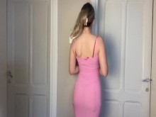 [4K] Recorrido transparente con Anastasia | Ver a través de la ropa Probarse