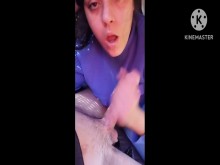 Gran mamada en el coche