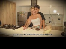 ¡Mientras tu padrastro no se entere! ¡Estoy engañando a mi marido con su hijastro!