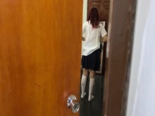 EL ASQUEROSO DE MI PADRASTRO SE APROVECHA DE MI INOCENCIA CUANDO ESTAMOS A SOLAS EN CASA