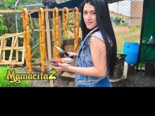 Carnedelmercado - Big Ass Latina Lola Puentes Stretches Her Legs for Hard Cock